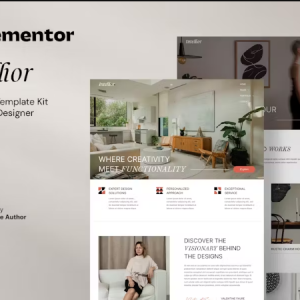 Intellior – Interior Designer & Architect Elementor Template Kit