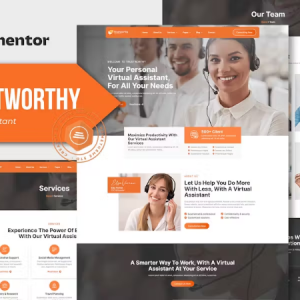Trustworthy - Virtual Assistant Business Elementor Template Kit