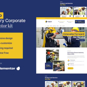 Catpro - Industry Corporate Elementor Template Kit