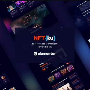 NFTku - NFT Project Elementor Template Kit