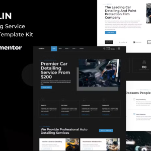 Otoklin - Car Detailing Service Elementor Pro Template Kit