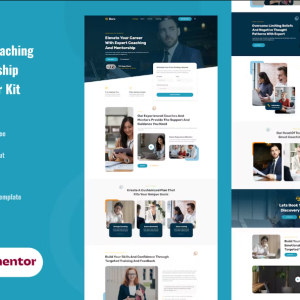 Goro - Online Coaching & Mentorship Elementor Template Kit