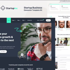 StartupInc - Startup Business Elementor Template Kit