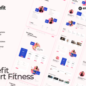 Bnefit - Gym & Fitness Center Elementor Template Kit