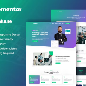 Ventuure - Business Consulting & Investment Elementor Template Kit