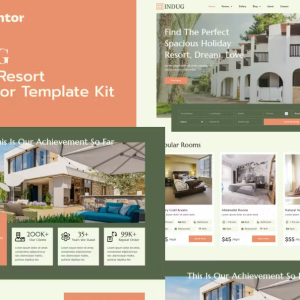 Indug - Hotel & Resort Elementor Pro Template Kit