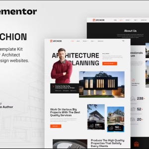 Archion – Architect & Contractor Elementor Template Kit
