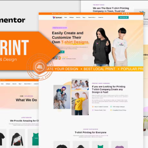 Zeprint - Print T-shirt & Design Elementor Pro Template Kit