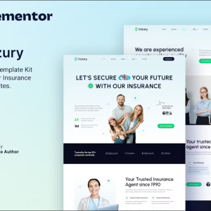 Inzury – Insurance Agent & Consulting Elementor Template Kit