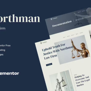 Northman - Law Firm Elementor Template Kit