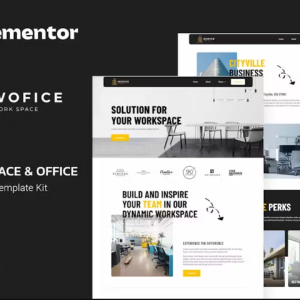 Wofice - Workspace & Office Elementor Template Kit