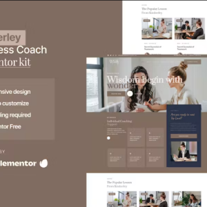Kimberley - Business Coaching Elementor Template Kit