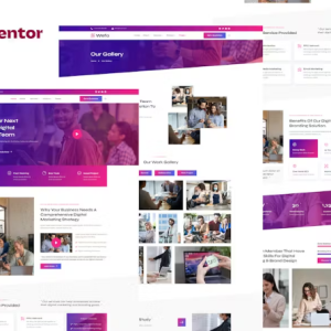 Wefa - Digital Marketing & Brand Design Agency Elementor Template Kit