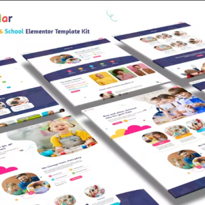 Kindar – Kindergarten & School Elementor Template Kit