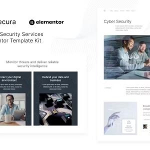 Secura - Cyber Security Services Elementor Template Kit