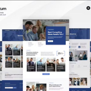 Bizconsultum - Business Consulting Elementor Template Kit