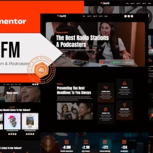 DeeFM - Radio Station & Podcaster Elementor Pro Template Kit