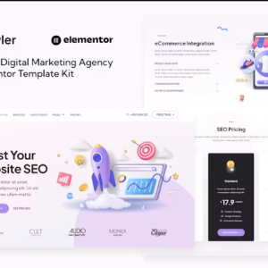 Crawler - SEO & Digital Marketing Agency Elementor Template Kit