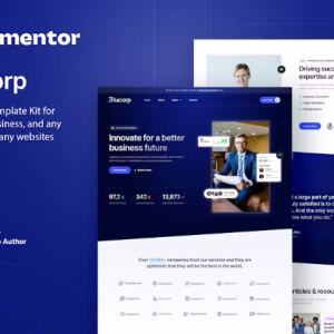 Blucorp – Corporate Business Elementor Template Kit