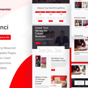 Synci - Finance Elementor Pro Template Kit