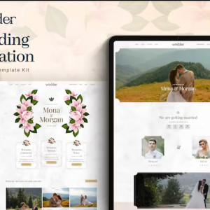 Wedder - Wedding Invitation Elementor Template Kit