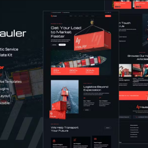 Hauler - Cargo & Logistic Elementor Template Kit