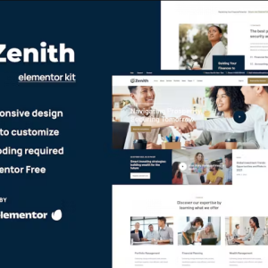 Zenith - Investment & Business Opportunity Elementor Template Kit