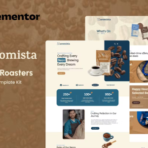 Aromista - Coffee Roasters Elementor Template Kit