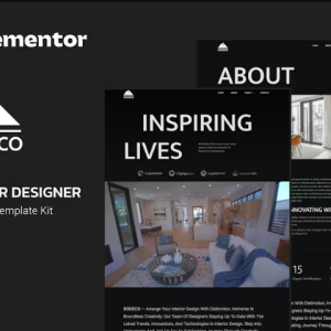 Dodeco - Interior Designer Elementor Template Kit