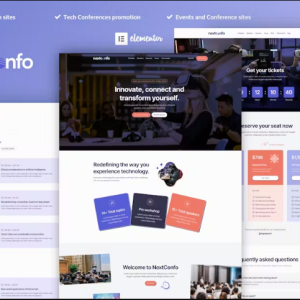 NextConfo - Events & Conference Elementor Pro Template Kit