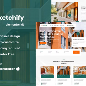 Sketchify - Architecture & Construction Service Elementor Template Kit