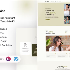Vassist - Virtual Assistant Elementor Pro Template Kit