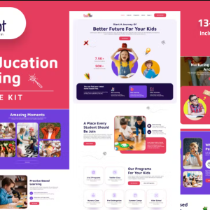 Kinderdot - Kindergarten & Pre-School Elementor Template Kit