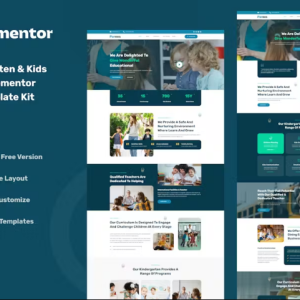 Parees - Kindergarten & Kids School Elementor Template Kit