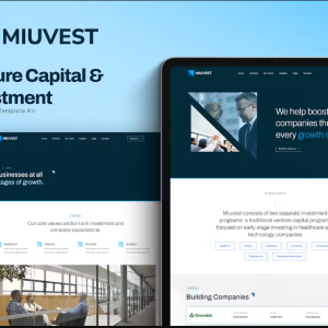Miuvest - Venture Capital & Investment Elementor Template Kit