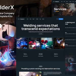 WelderX - Welding Services Elementor Pro Tempalate Kit