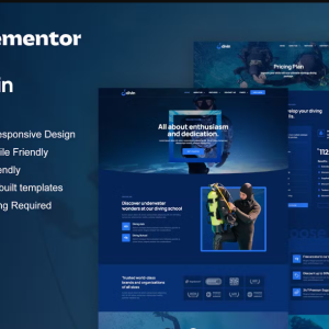 Divin - Diving Club Elementor ProTemplate Kit