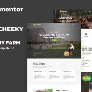 Cheeky - Poultry Farm Elementor Template Kit