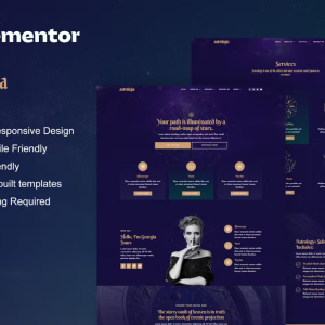 Astrologia - Horoscope Astrology Elementor Template Kit