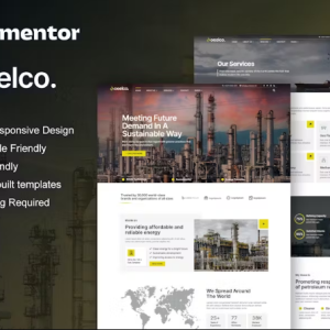 Oeelco - Oil Company & Industrial Elementor Template Kit