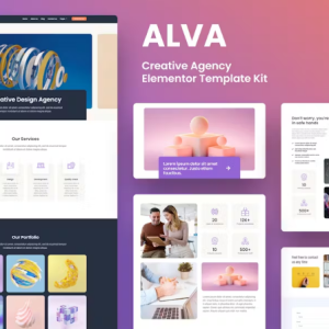 Alva - Creative Agency Elementor Template Kit