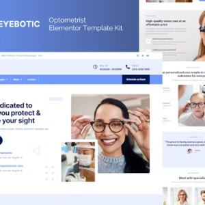 EyeBotic - Optometrist Elementor Template Kit