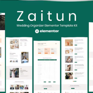 Zaitun - Wedding Organizer Elementor Template Kit