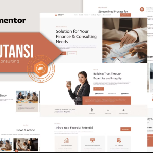 Yakutansi - Finance and Consulting Elementor Template Kit