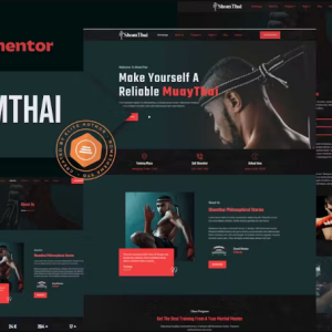 Shomthai - Martial Art Elementor Template Kit