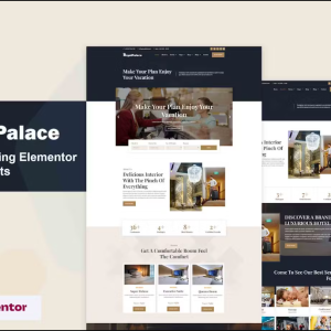 Royalpalace - Hotel Booking Elementor Pro Template Kit