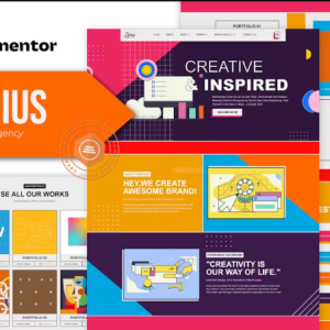 Zenius - Colorful Branding Agency Elementor Template Kit