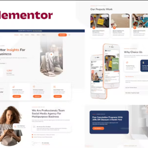 Zeleb - Social Media Marketing & Digital Advertising Elementor Template Kit