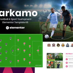 Tarkamo - Football & Sport Tournament Elementor Template Kit