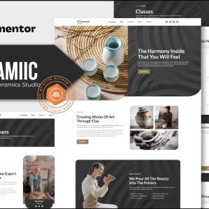 Ceramiic - Pottery & Ceramics Studio Elementor Template Kit